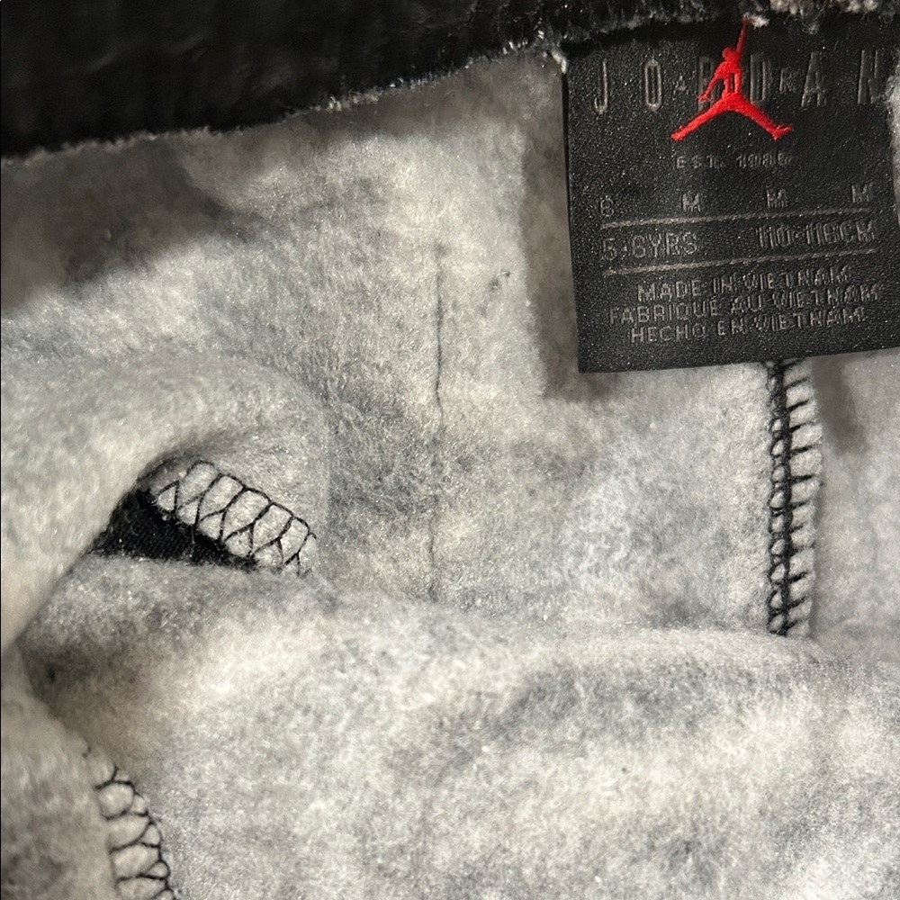 Jordan Kids Black Patterned Joggers - Picture 4 of 5